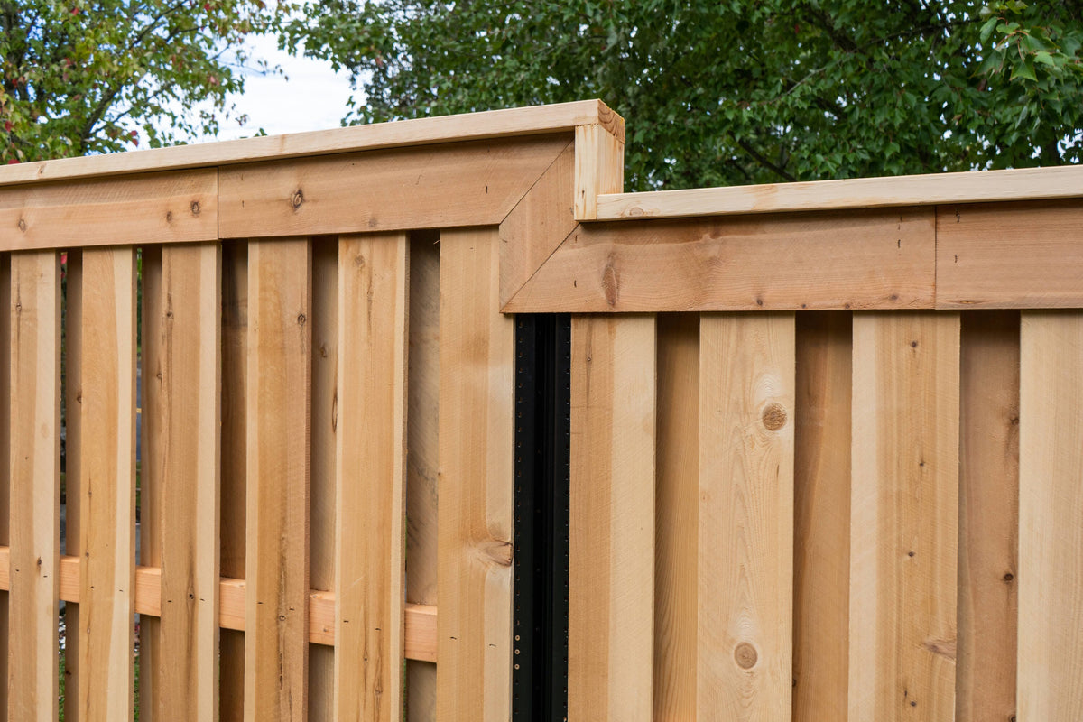 Lifetime Steel Post 7-ft H x 4-in W Black Steel Post and Rail Yard Line Fence Post