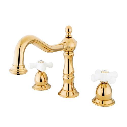 Elements of Design Brushed Nickel 2-handle Widespread Bathroom Sink Faucet with Drain - Super Arbor