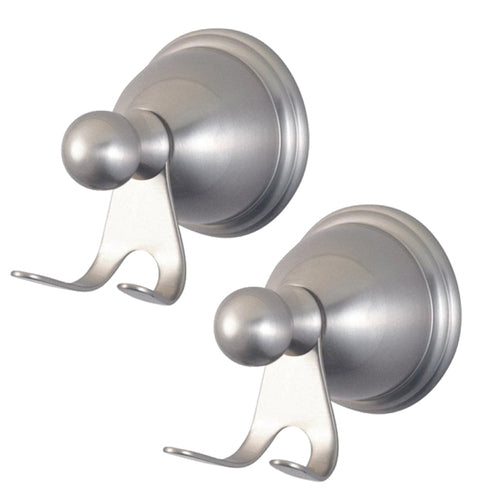 Kingston Brass Restoration Double Hook Chrome Towel Hook - Super Arbor