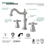 Kingston Brass Georgian Oil-Rubbed Bronze 2-handle Widespread Bathroom Sink Faucet with Drain - Super Arbor