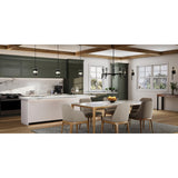 Progress Lighting Rivera 5-Light Matte Black Craftsman Chandelier