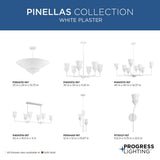 Progress Lighting Pinellas 6-Light Gold Modern/Contemporary Chandelier