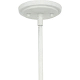 Progress Lighting Pinellas 3-Light White Plaster Modern/Contemporary Opal Glass Tiered Medium Hanging Pendant Light