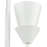 Progress Lighting Pinellas 3-Light White Plaster Modern/Contemporary Opal Glass Tiered Medium Hanging Pendant Light