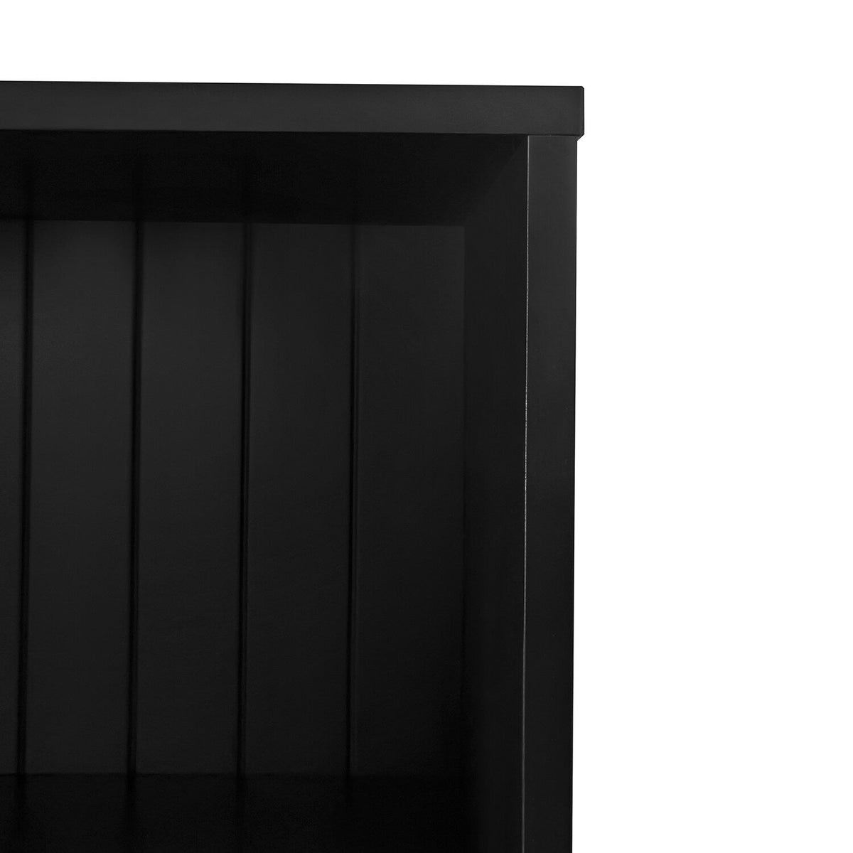 SINOFURN Modern 59-in Black Wood Hall Tree