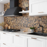 Apollo Tile Avant Garde Bronze 12-in x 12-in Matte Metal Uniform Squares Wall Tile (4.75-sq. ft/ Carton)