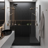 Apollo Tile Metal Black 8-in x 9-in Matte Porcelain Stone Look Floor and Wall Tile (9.93-sq. ft/ Carton)