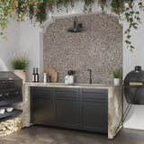 Apollo Tile Majeste Brown 12-in x 12-in Glossy Glass Penny Round Patterned Floor and Wall Tile (10.34-sq. ft/ Carton)