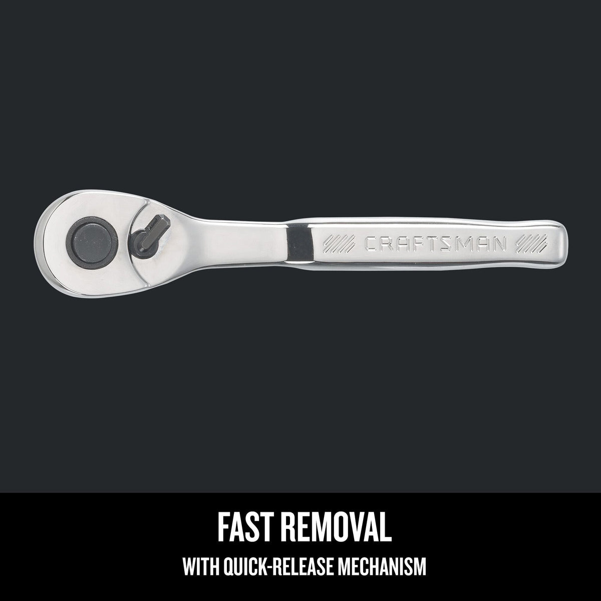 CRAFTSMAN 72-Tooth 3/8-in Drive Ratchet