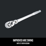 CRAFTSMAN 72-Tooth 3/8-in Drive Ratchet