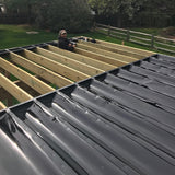 Trex RainEscape 12-ft x 20-in Black Under Deck Ceiling Trough