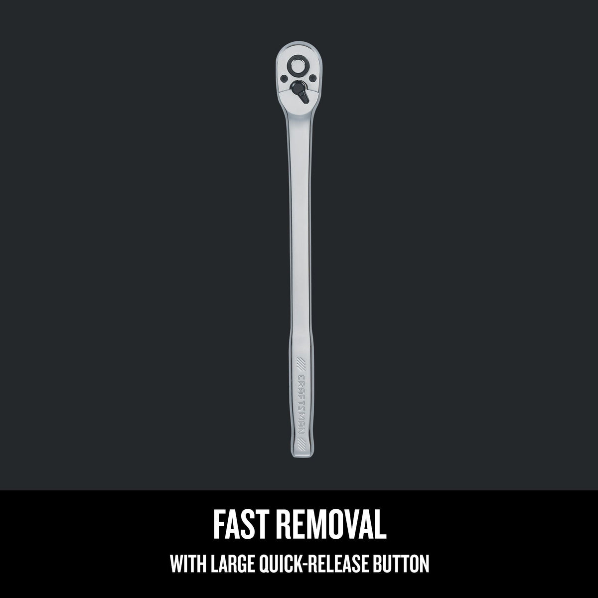 CRAFTSMAN 72-Teeth 3/8-in Drive Quick-Release Ratchet