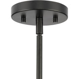 Progress Lighting Cornett 6-Light Matte Black Modern/Contemporary Led Chandelier