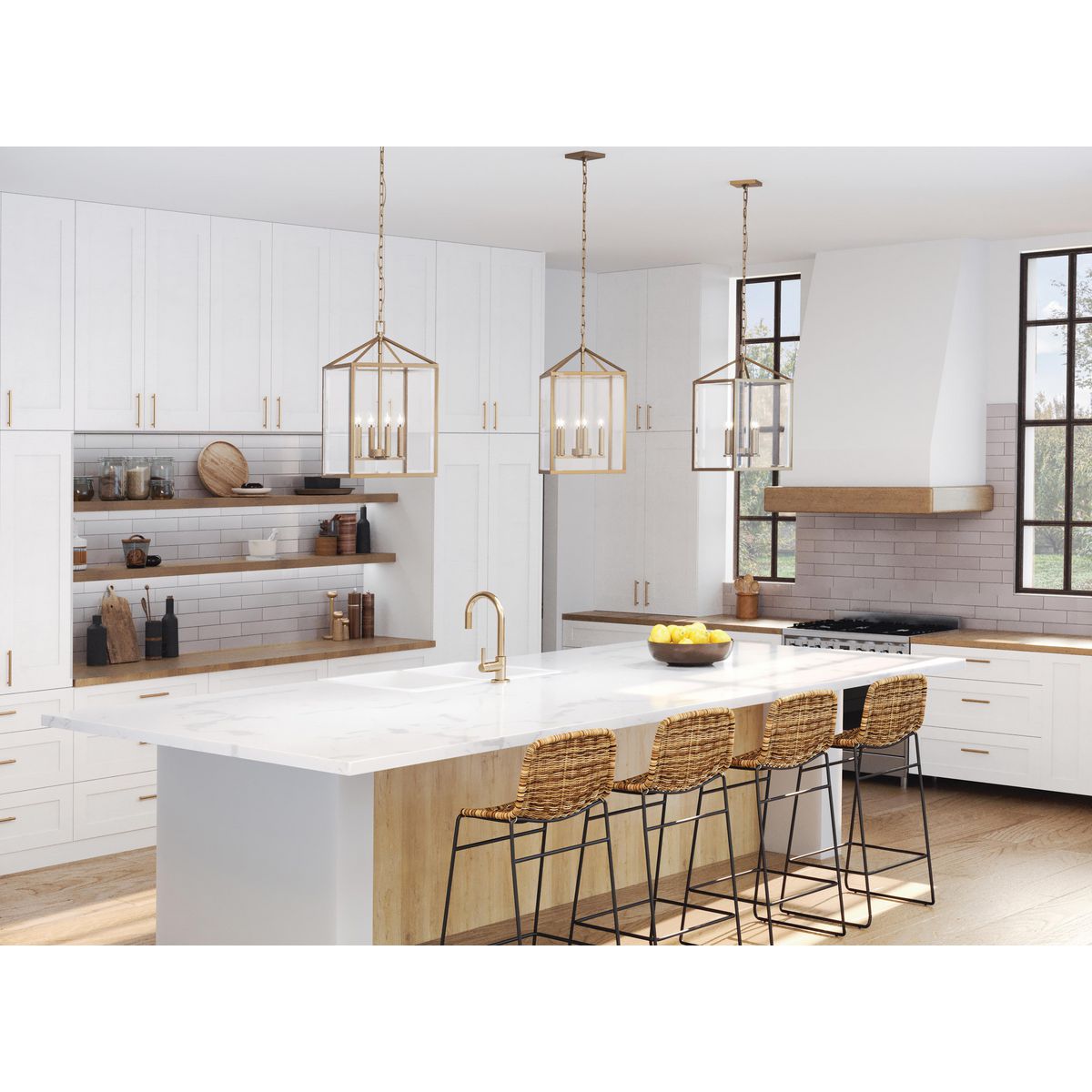Progress Lighting Hillcrest 4-Light Transitional Chandelier