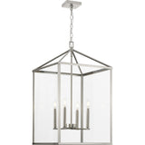 Progress Lighting Hillcrest 4-Light Brushed Nickel Transitional Chandelier