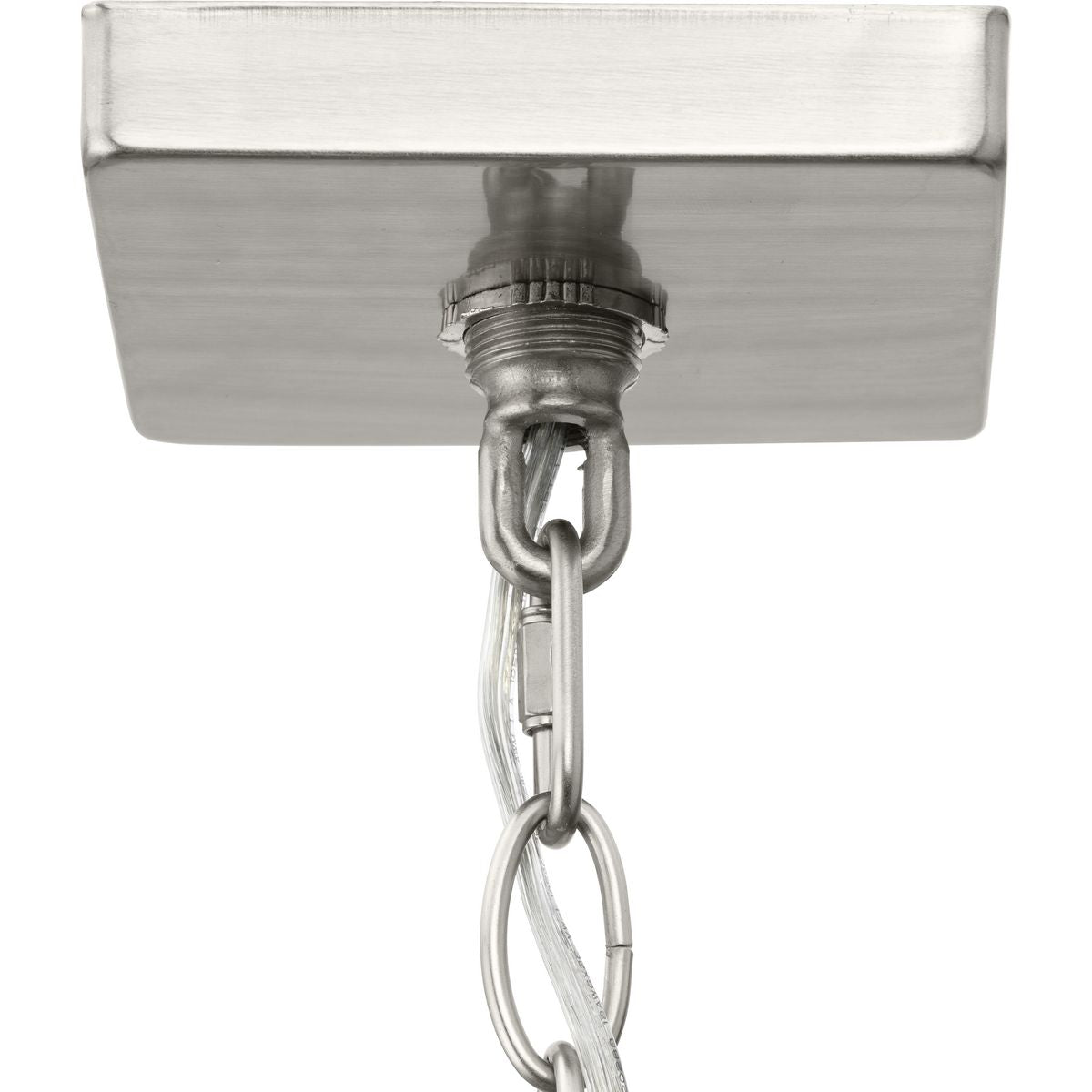 Progress Lighting Hillcrest 4-Light Brushed Nickel Transitional Chandelier
