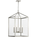 Progress Lighting Hillcrest 4-Light Brushed Nickel Transitional Chandelier