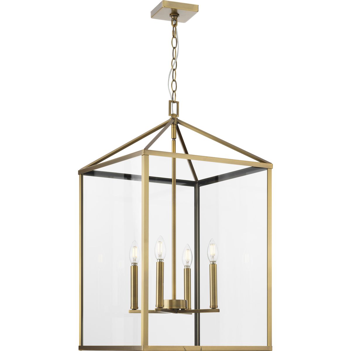 Progress Lighting Hillcrest 4-Light Transitional Chandelier