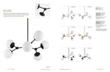 Progress Lighting Haas 6-Light Brushed Bronze Mid-century Chandelier
