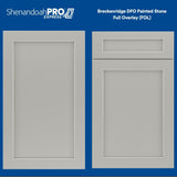 Shenandoah PRO Express Breckenridge 15-in W x 34.5-in H x 24-in D Stone Full Overlay 1-Drawer Base Fully Assembled Plywood Cabinet (Recessed Panel Shaker Style)