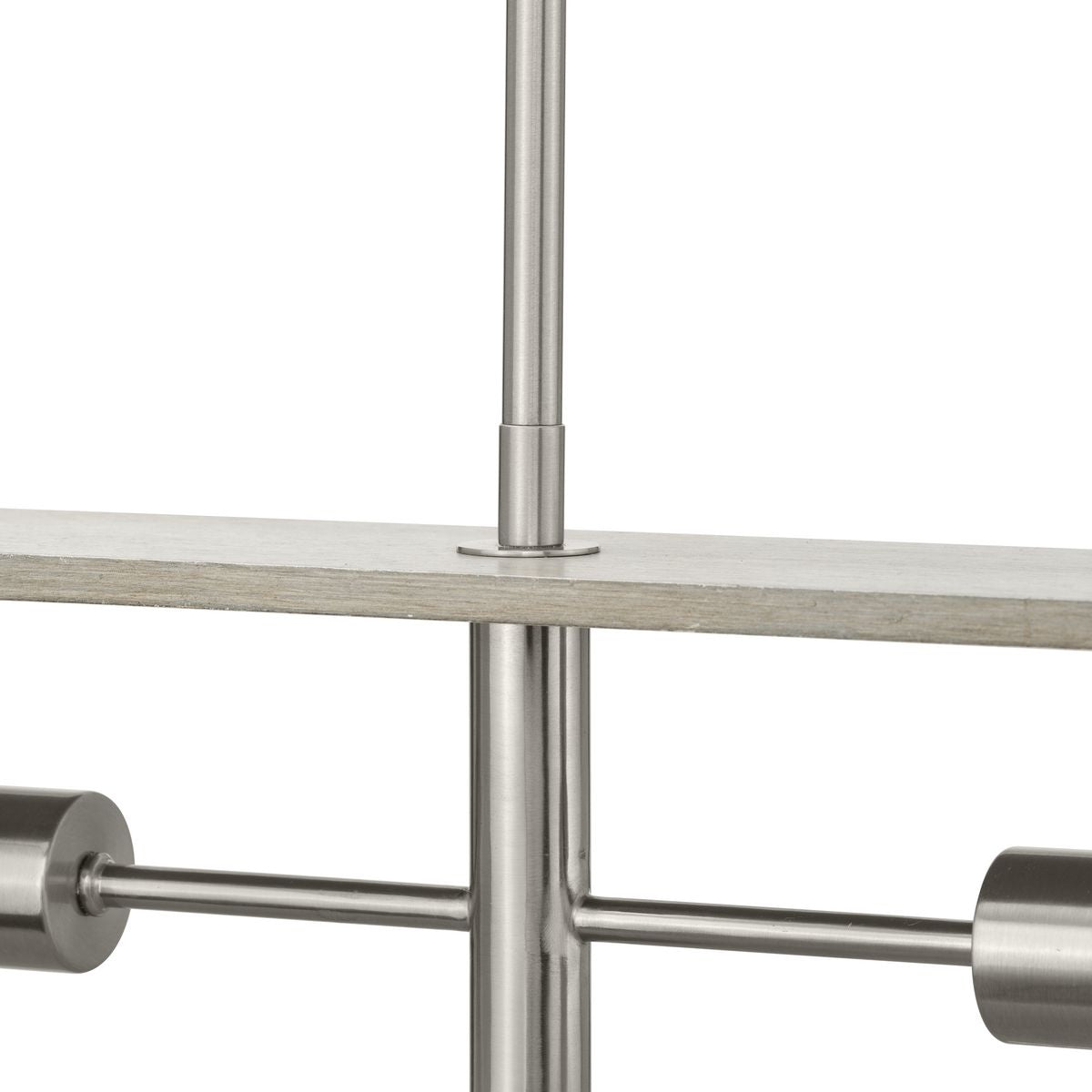 Progress Lighting Boundary 4-Light Brushed Nickel Modern/Contemporary Chandelier
