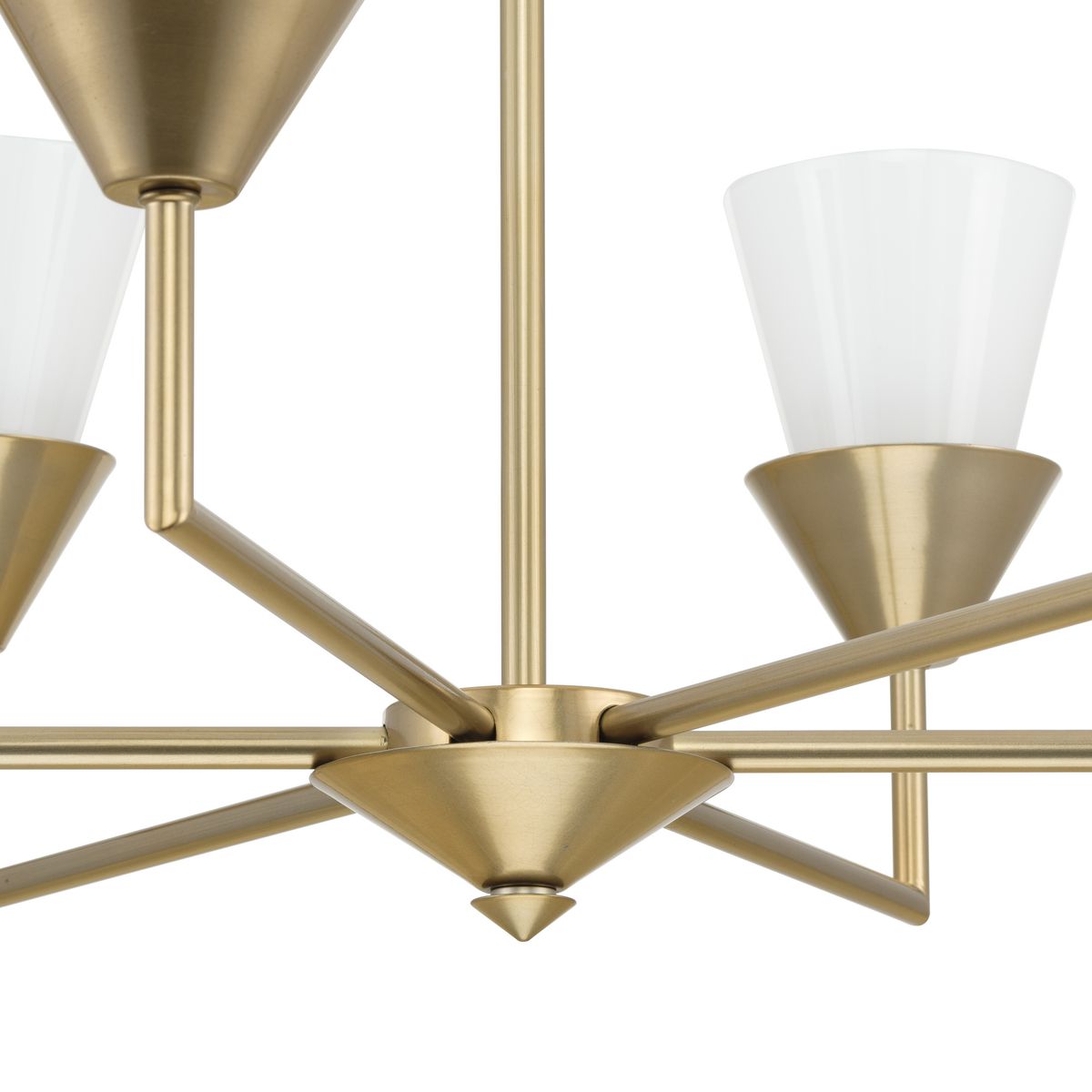 Progress Lighting Pinellas 6-Light Gold Modern/Contemporary Chandelier