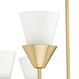Progress Lighting Pinellas 8-Light Gold Modern/Contemporary Chandelier