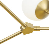 Progress Lighting Haas 6-Light Brushed Bronze Mid-century Chandelier