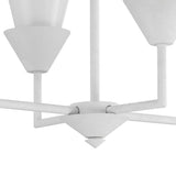 Progress Lighting Pinellas 6-Light White Plaster Modern/Contemporary Opal Glass Linear Large Hanging Kitchen Island Light