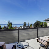 Infinity Euro 4-ft H x 6-ft W Oxford Grey Privacy Composite Fence Panel