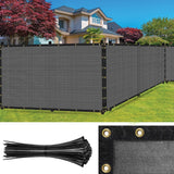 SEALTECH 4-ft H x Gray Non-Recycled Polypropylene Chain Link Fence Screen