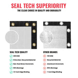 SEALTECH 6-ft H x 20-ft W White Non-Recycled Polypropylene Chain Link Fence Screen