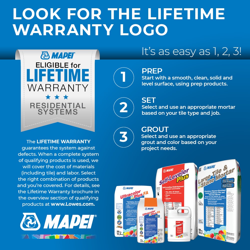 MAPEI Flexcolor CQ Grout, Cobblestone #5103, 1-Gallon Premixed Sanded Acrylic