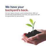 Freedom Oakworth 8.5-ft H x 5-in W Sand Vinyl End Fence Post (Unassembled)