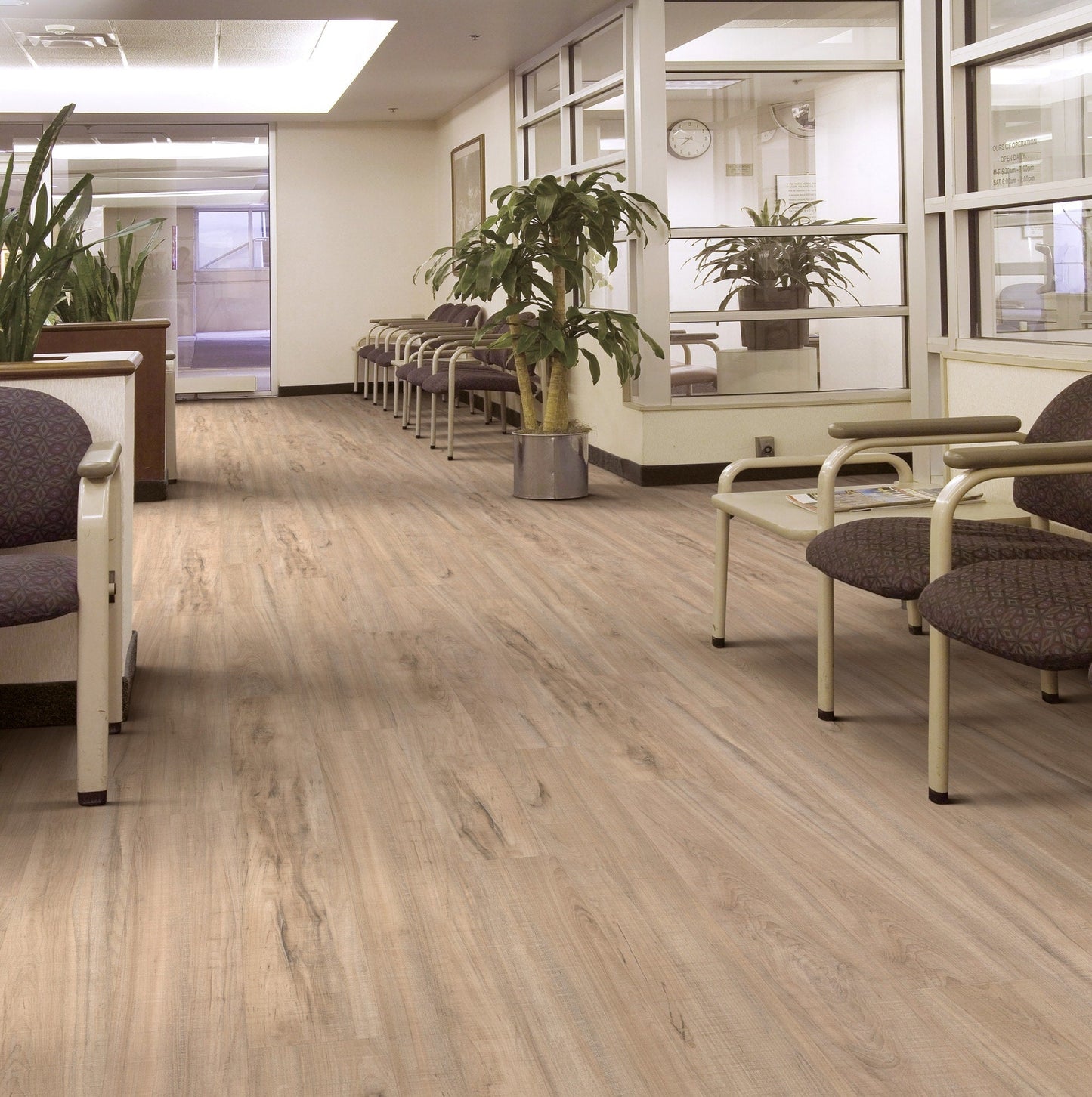 Shaw Reflection 12 South Beach Brown 12-mil x 7-in W x 48-in L Waterproof Glue Down Luxury Vinyl Plank Flooring (35-sq ft/ Carton)