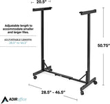 AdirOffice Expandable Blueprint Mobile Plan Center, Black