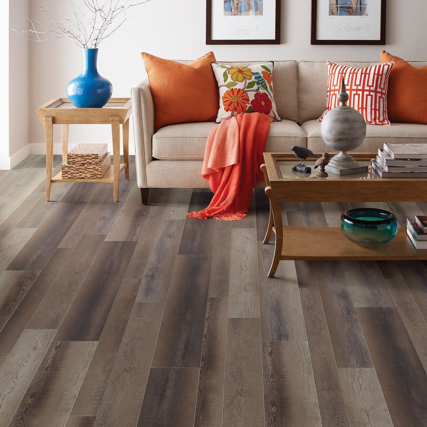 Shaw Exemplar Mix Plus Loft Pine Brown 20-mil x 5-in/7-in/9-in (Variable) W x 48-in L Waterproof Interlocking Luxury Vinyl Plank Flooring (14.1-sq ft/ Carton)