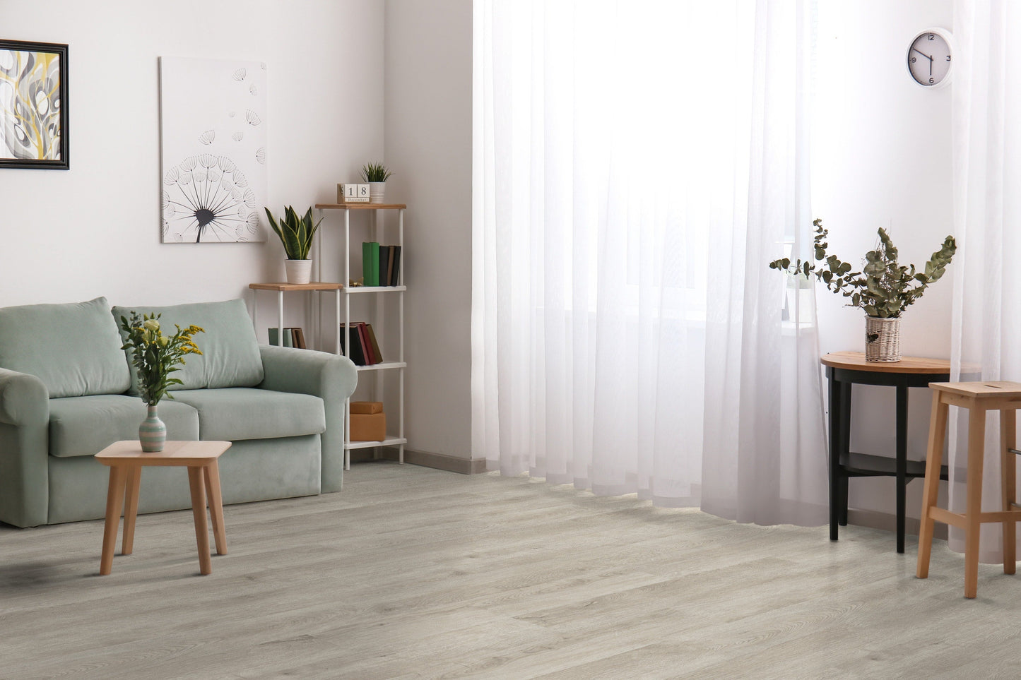 Shaw Perennial Brussels Brown 6-mil x 6-in W x 48-in L Waterproof Glue Down Luxury Vinyl Plank Flooring (53.93-sq ft/ Carton)