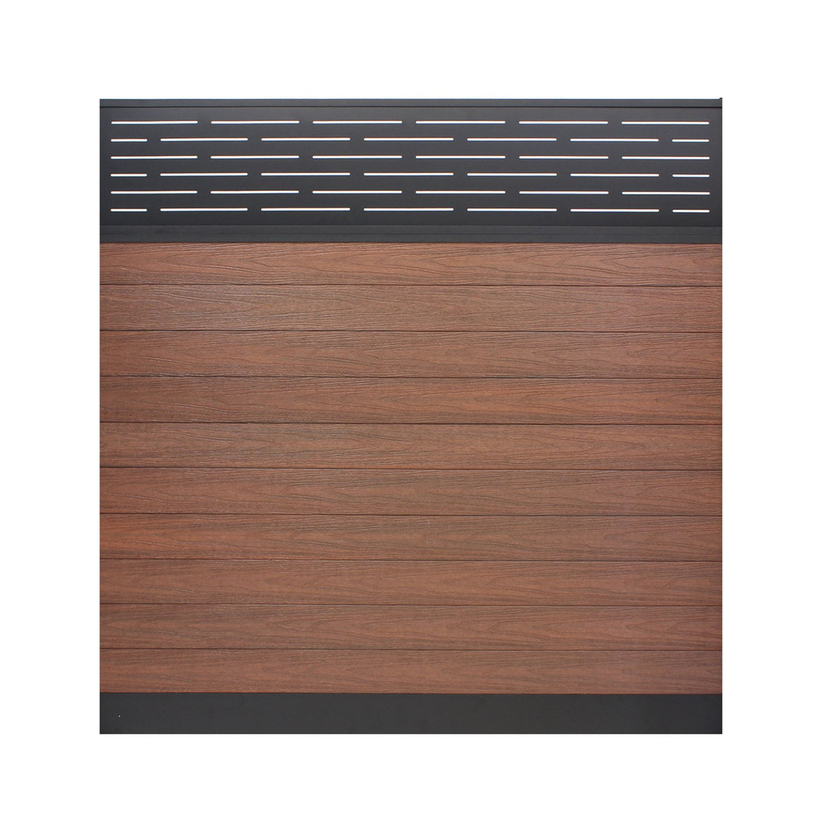 Infinity Euro 6-ft H x 6-ft W Lattice- Black Rose Privacy Composite Fence Panel