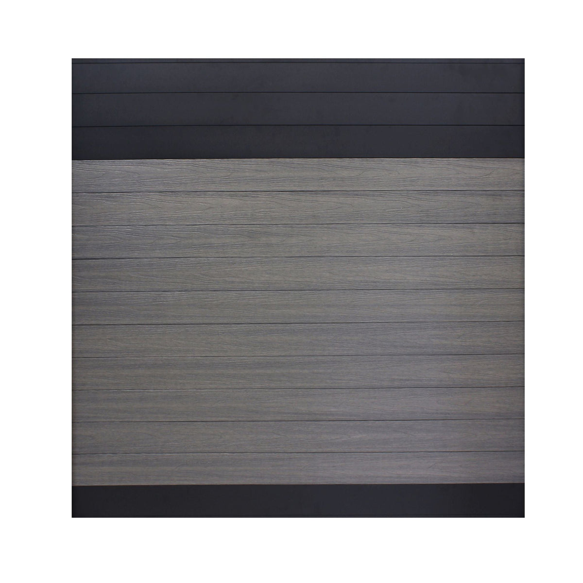 Infinity Euro 6-ft H x 6-ft W Oxford Grey Privacy Composite Fence Panel