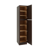 RELIABILT 18-in W x 84-in H Wood Brown Freestanding Utility Storage Cabinet
