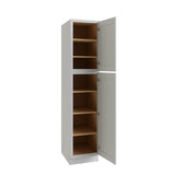 RELIABILT 18-in W x 84-in H Wood Grey Freestanding Utility Storage Cabinet