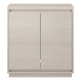 Hailey Home Presque Alder White 2-Shelf Office Cabinet
