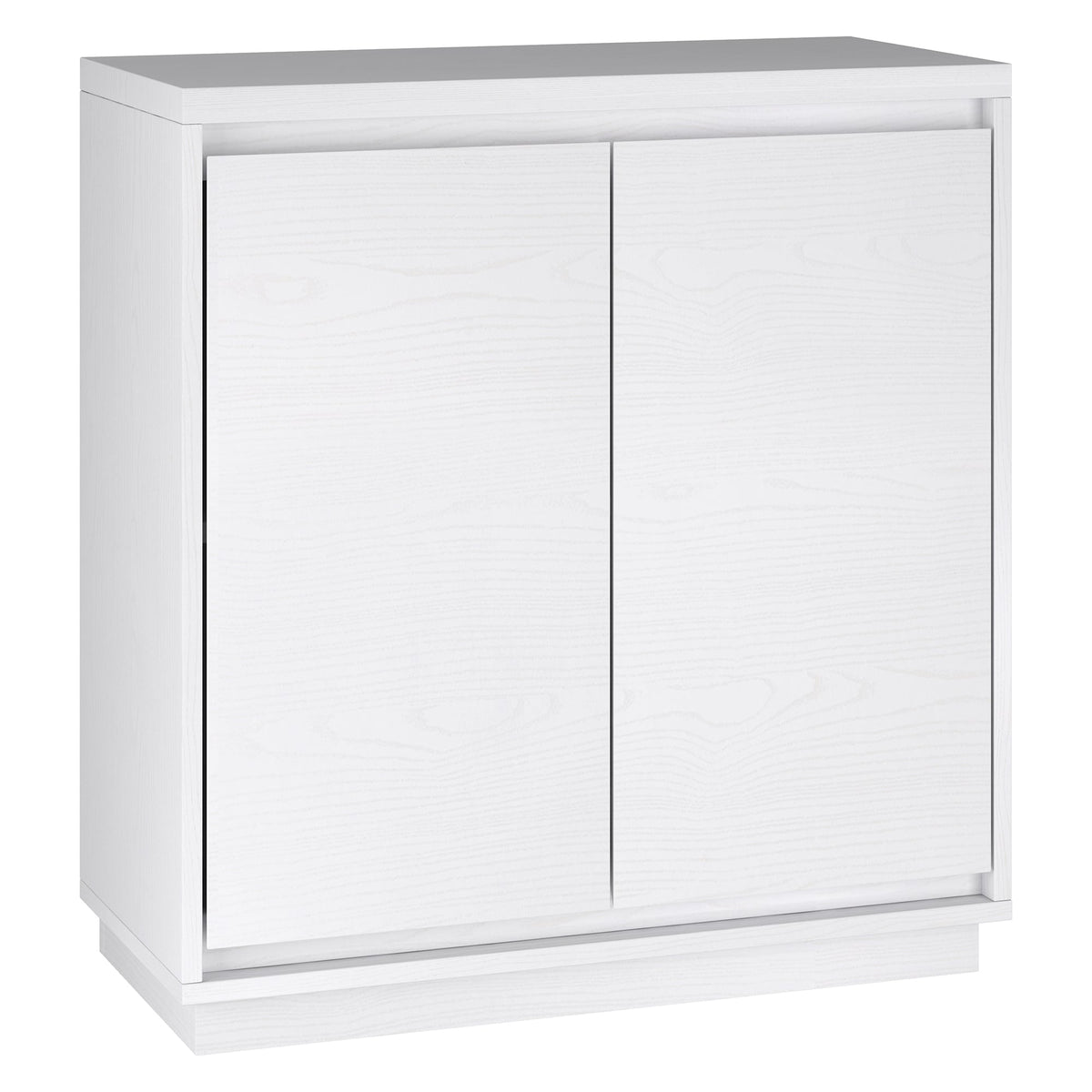 Hailey Home Presque White 2-Shelf Office Cabinet