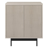 Hailey Home Whitman Alder White 2-Shelf Office Cabinet