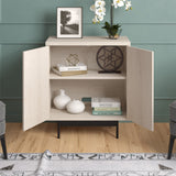 Hailey Home Whitman Alder White 2-Shelf Office Cabinet