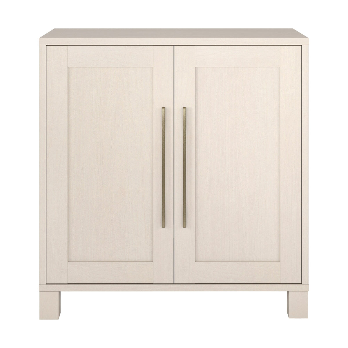 Hailey Home Chabot Alder White 2-Shelf Office Cabinet