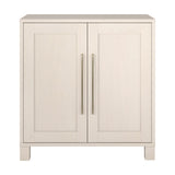 Hailey Home Chabot Alder White 2-Shelf Office Cabinet