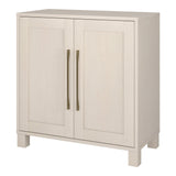 Hailey Home Chabot Alder White 2-Shelf Office Cabinet