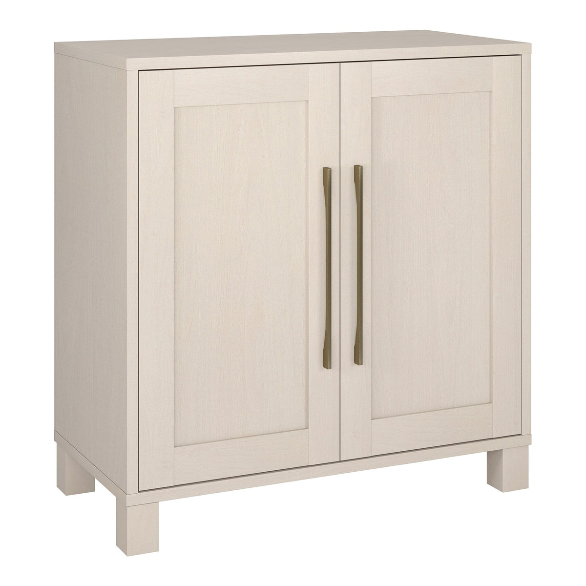 Hailey Home Chabot Alder White 2-Shelf Office Cabinet